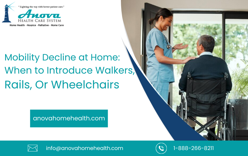 Mobility Decline at Home: When to Introduce Walkers, Rails, Or Wheelchairs