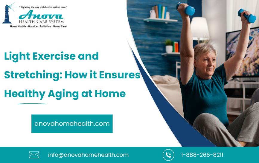 Light Exercise and Stretching: How it Ensures Healthy Aging at Home