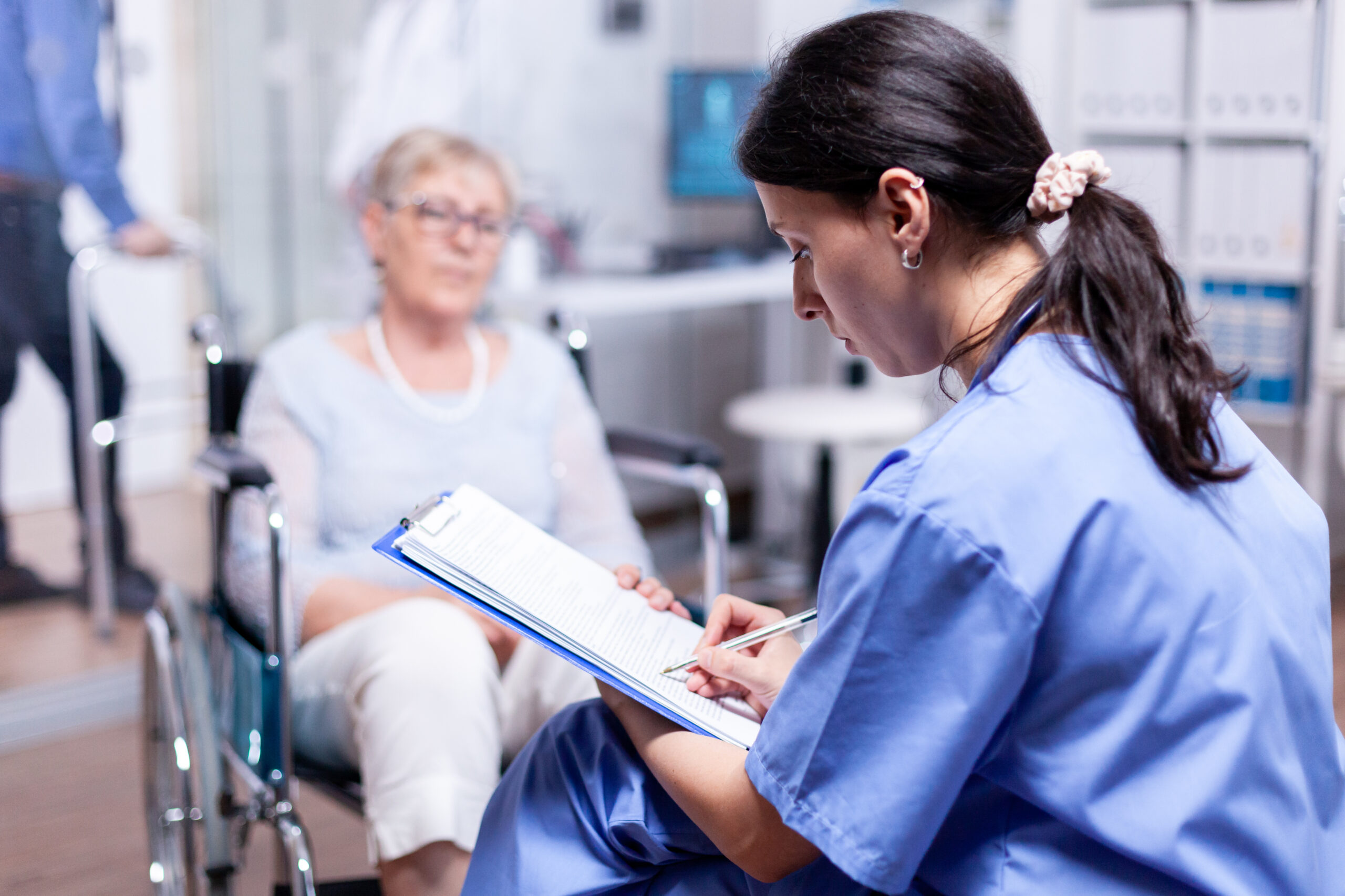 http://Nurse%20writing%20on%20clipboard